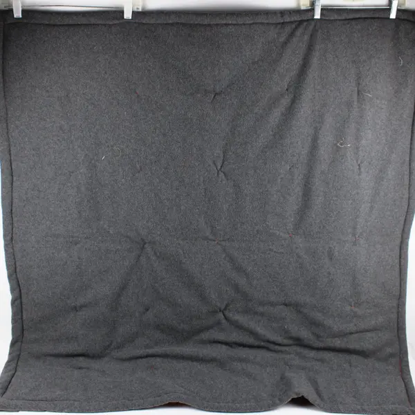 COOL WATER Kids Quilted Patchwork Fleece Blanket Grey Orange Black Red 47x50