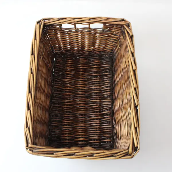 Lot of 2 Wicker Woven Baskets