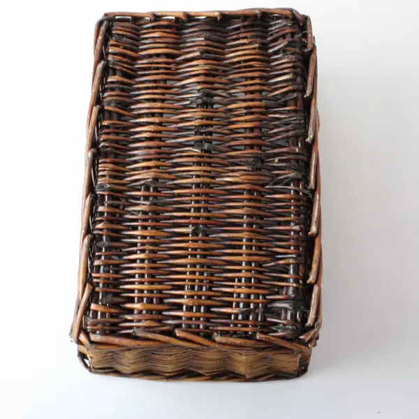 Lot of 2 Wicker Woven Baskets