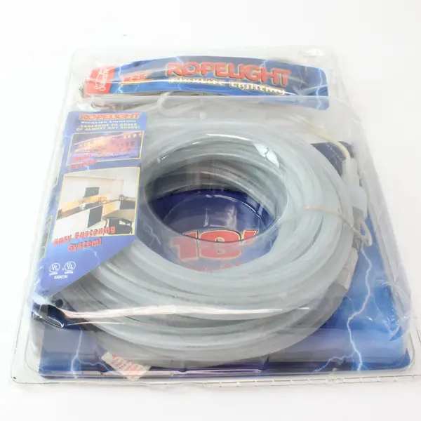 Ropelight 18 ft Clear Flexible Rope Light Indoor Outdoor Lighting Kit