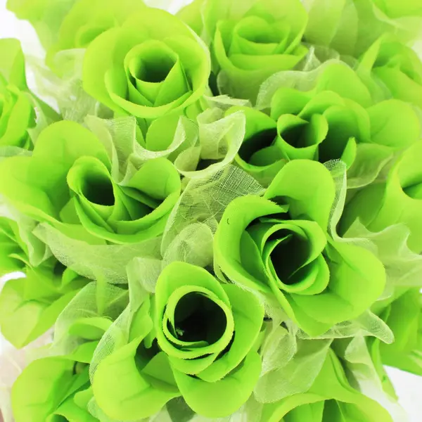 Lot of 3 Green Artificial Foliage Bouquets Faux Floral Decor