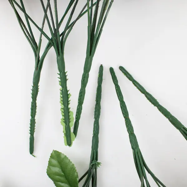 Lot of 6 Green Artificial Foliage Bouquets Faux Floral Decor