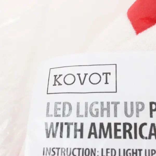 KOVOT LED Light Up American Flag Patriotic Hat Size L