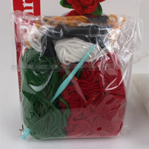 Loops & Threads Poinsettia Crochet Ornament Kit