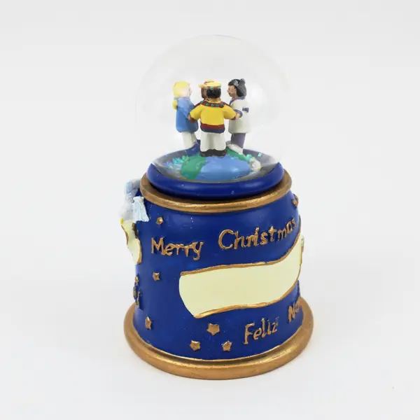 Vintage Avon Peace on Earth Mini Snow Globe Trinket Box