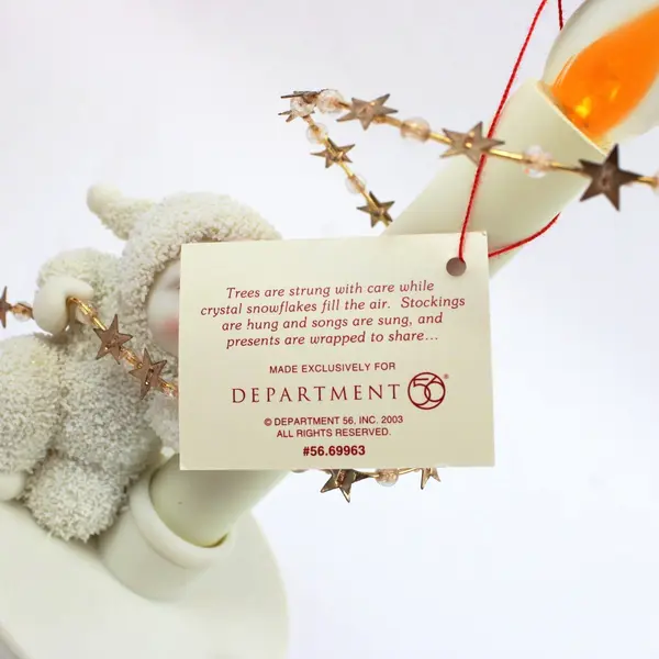 Department 56 Snowbabies The Gift of Christmas Shine Candle