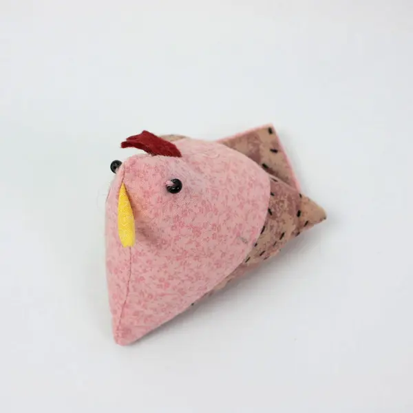 Fabric Chicken Pin Cushion Triangle