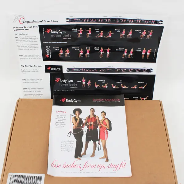 BodyGym Core System Portable Home Gym Resistance Trainer New Open Box