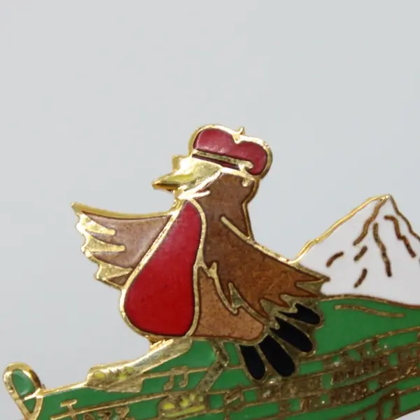 1988 Mt Hood Jazz Festival Commemorative Enamel Lapel Pin
