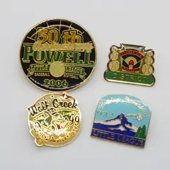 Lot of 4 Little League Baseball Pins Powell 50th Anniversary 2006 District 2