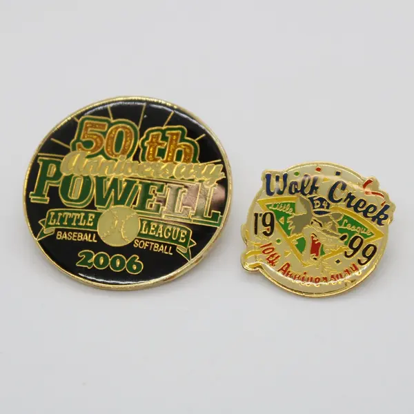Lot of 4 Little League Baseball Pins Powell 50th Anniversary 2006 District 2
