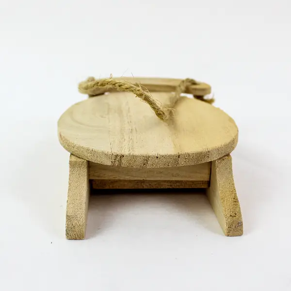 Darice 6 Inch Unfinished Wooden Sleigh 9166-72 DIY Craft Decor