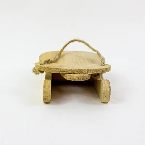 Darice 6 Inch Unfinished Wooden Sleigh 9166-72 DIY Craft Decor