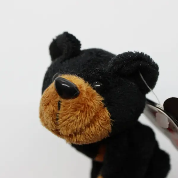 Snowcap Canadian Mini Black Bear Plush  Animal Souvenir Magnetized Hands