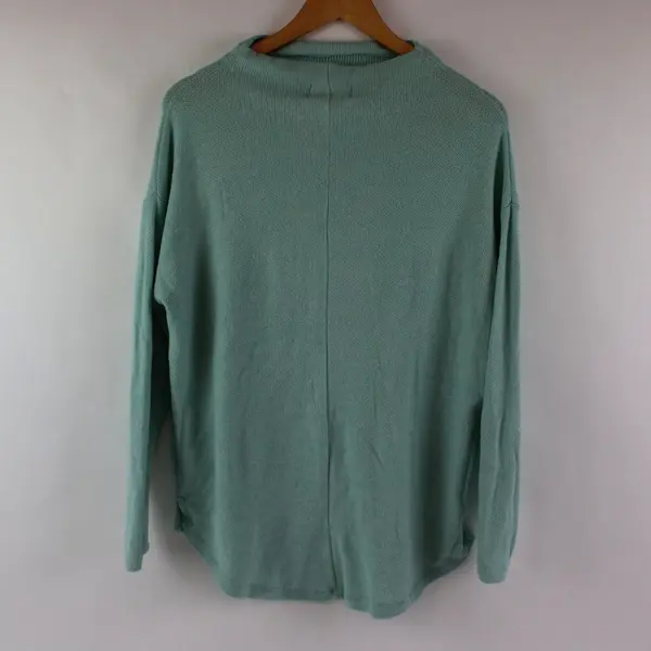 Old Navy Women's Teal Knit Mock Neck Pullover Sweater Size M