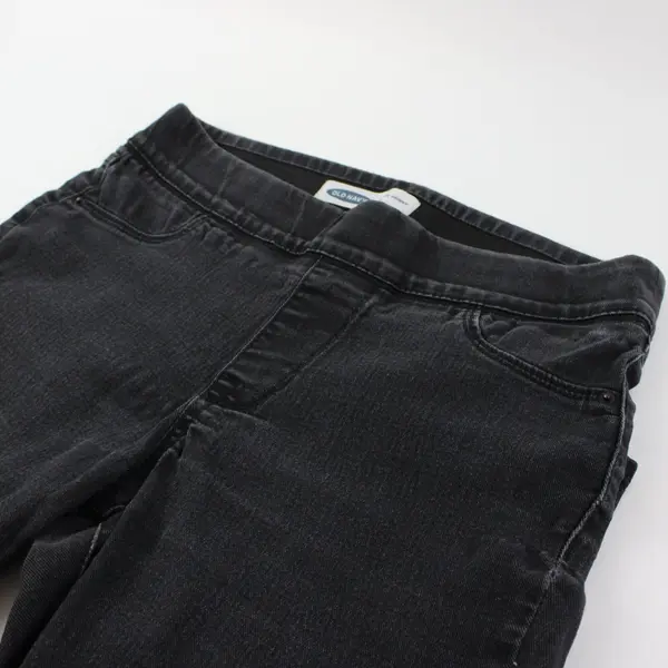 Old Navy Women's Black Pull-On Super Skinny Jeans Size 8