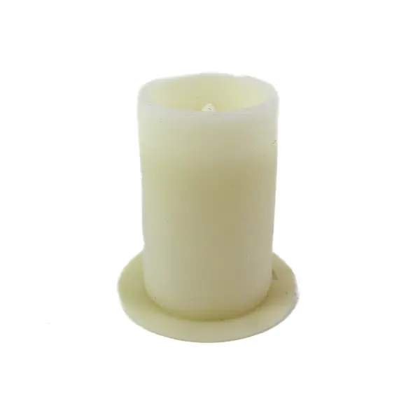 Flameless Faux Candle White Decorative 4 Inch Home Décor