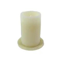 Flameless Faux Candle White Decorative 4 Inch Home Décor