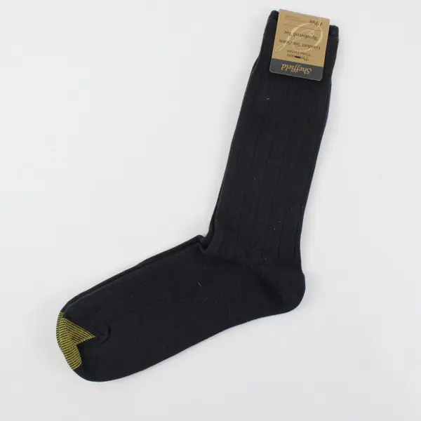 Gold Toe Sheffield Men's 4 Pair Navy Crew Socks 6-12.5 Comfort Toe Seam