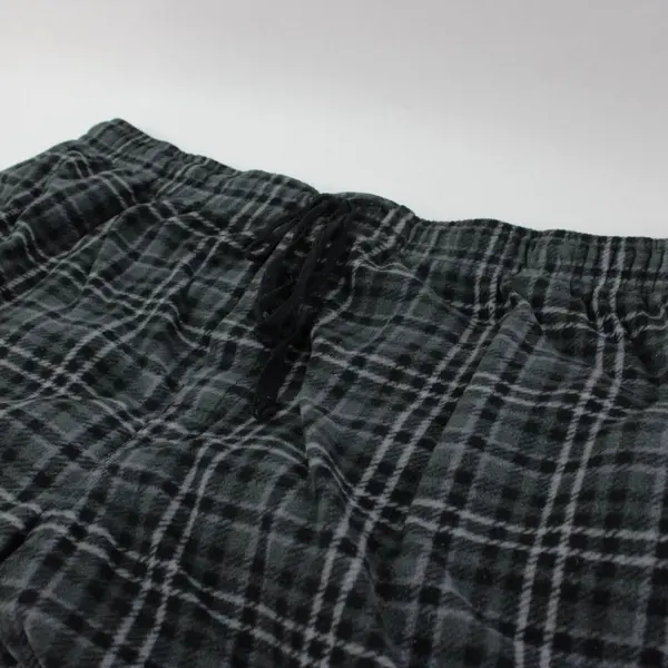 Fruit of the Loom Men's Gray Plaid Pajama Pants 2XL 44-46