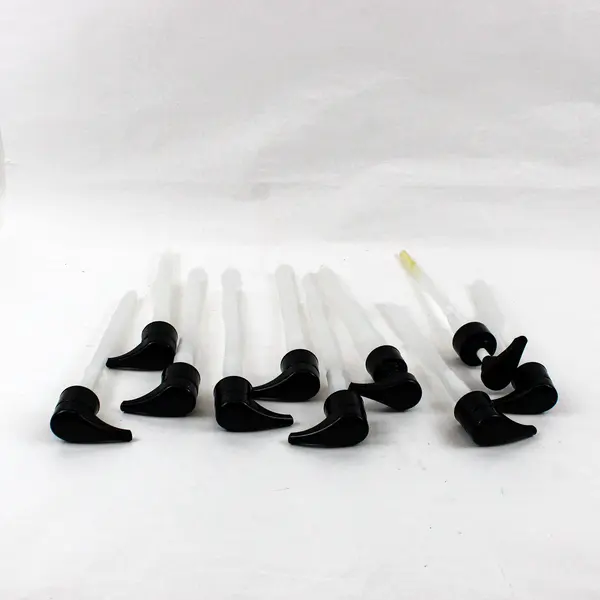 Lot of 10 Shampoo Lotion Pump Dispenser Tops Long Dip Tubes