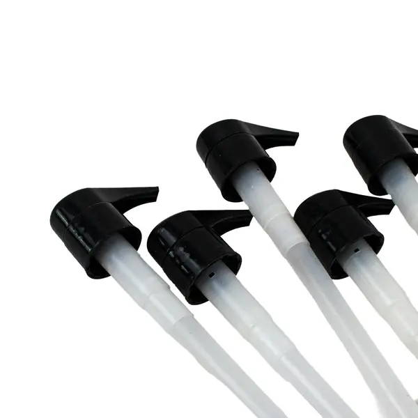 Lot of 10 Shampoo Lotion Pump Dispenser Tops Long Dip Tubes