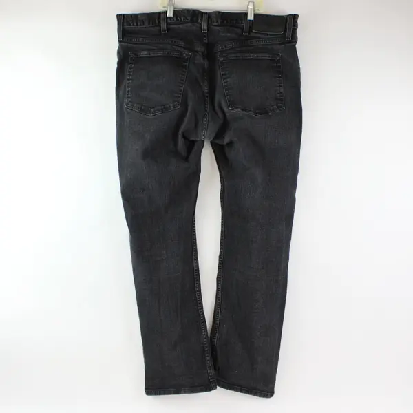 Eddie Bauer Men's Straight Leg Black Jeans 38x32