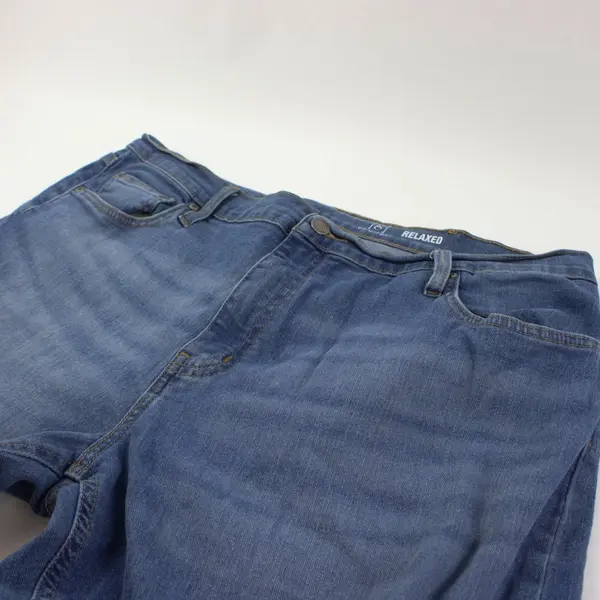 George Men's Relaxed Fit Jeans Medium Wash 38x30