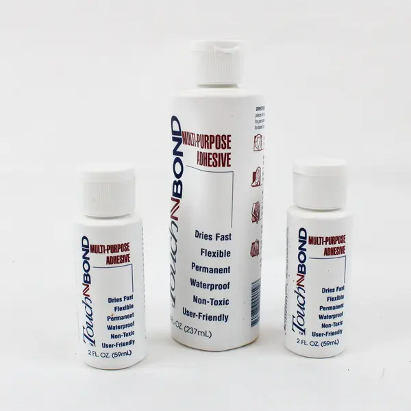 Touch-N-Bond Liquid Multi-Purpose Craft Adhesive 3 Bottles 8oz + 2x2oz