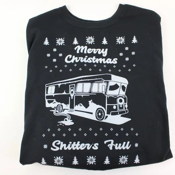 Jerzees NuBlend Men's 2XL Christmas RV Camper Humor Sweatshirt