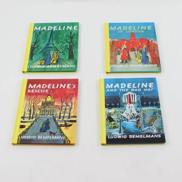 Lot of 4 Madeline Hardcover Books Ludwig Bemelmans Viking 1992