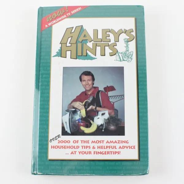 Haley's Hints 1999 Graham Haley & Rosemary Household Tips Hardcover Book