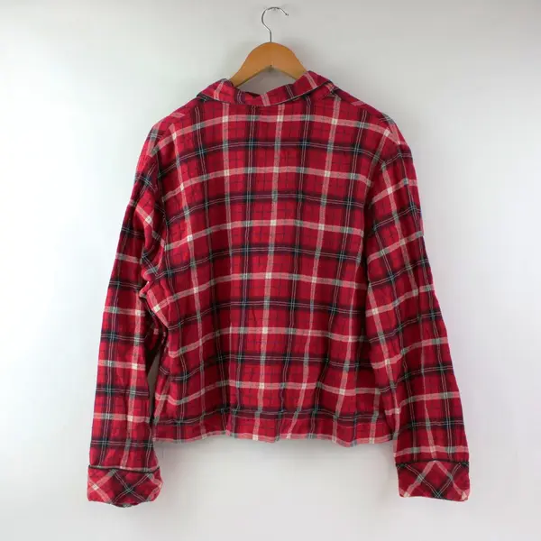 Great Northwest Women's XXL Red Plaid Long Sleeve Top