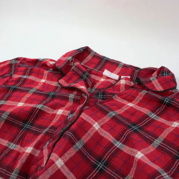 Great Northwest Women's XXL Red Plaid Long Sleeve Top