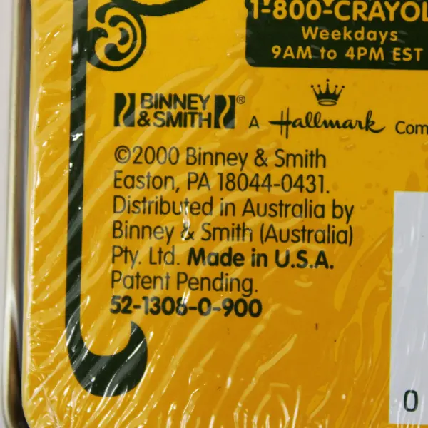 Crayola Gold Medal No. 8 Eight-Color School Crayons Tin Box New