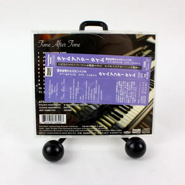 Time After Time CD Atsuko Hashimoto Organ Trio Jeff Hamilton Jazz THD-502