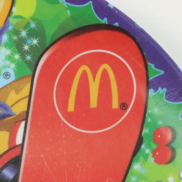 Vintage 2004 McDonald's Happy Holidays Ronald McDonald Grimace Plate
