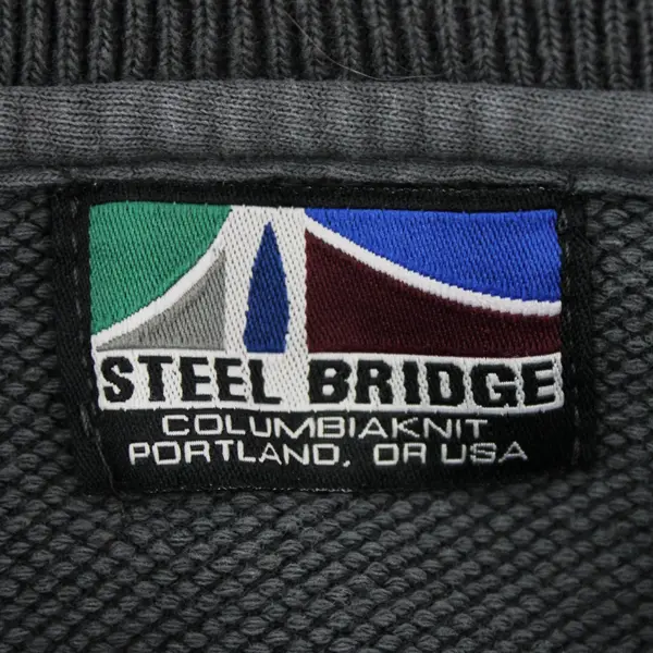 Steel Bridge Men's Gray 100% Cotton Polo Shirt Size 2XB