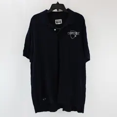 Converse Men's Polo Shirt Navy Blue XXL 