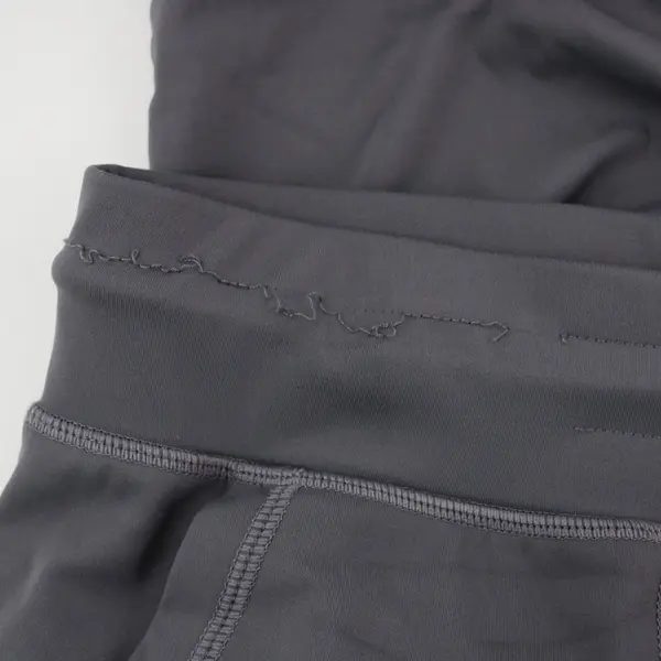 ZYIA Active Women's Large Gray Joggers Gold Zipper Detail