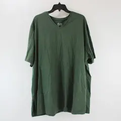 D & Co. Women's Green V-Neck T-Shirt Size 2X