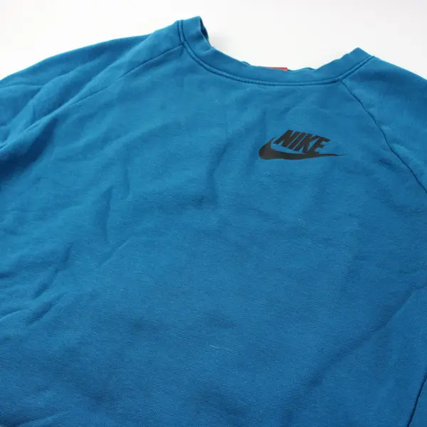 Nike Women's Large Teal Blue Long-Sleeve Sweatshirt
