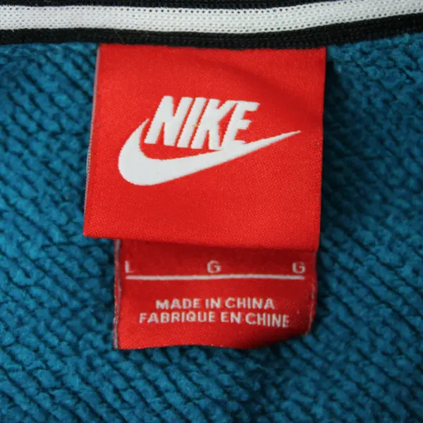 Nike Women's Large Teal Blue Long-Sleeve Sweatshirt