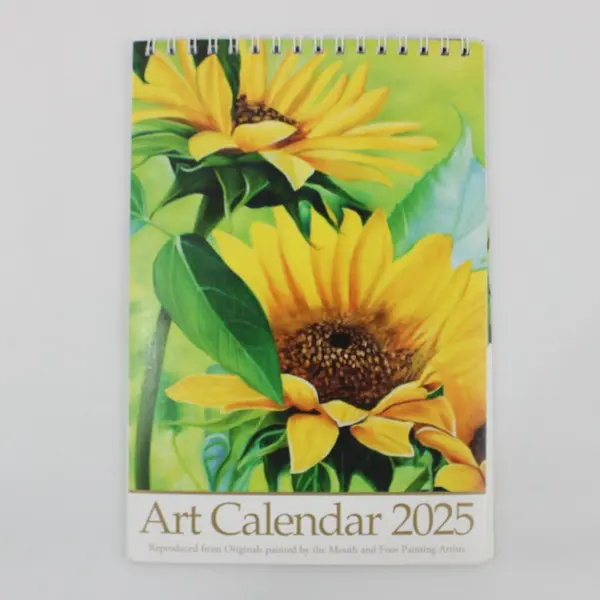 MFPA Canada 2025 Art Calendar Mouth & Foot Painting Artists Spiral Bound