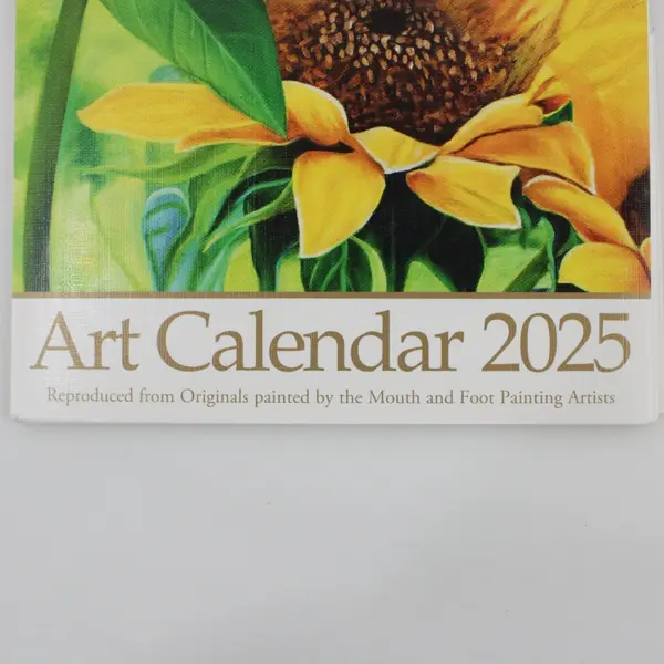 MFPA Canada 2025 Art Calendar Mouth & Foot Painting Artists Spiral Bound