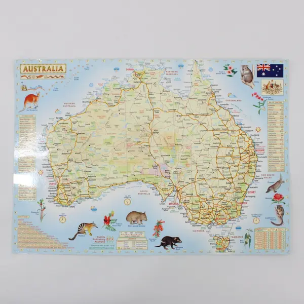 Australian Pubs 2011  Calendar Steve Parish Birdsville Hotel w/ Laminated Map