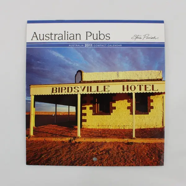 Australian Pubs 2011  Calendar Steve Parish Birdsville Hotel w/ Laminated Map