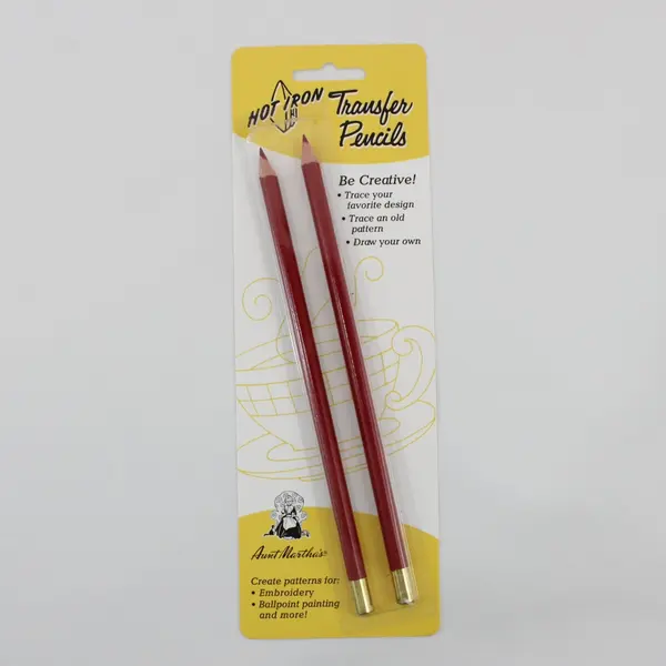 Aunt Martha's Hot Iron Transfer Pencils TP1 2 Pack New