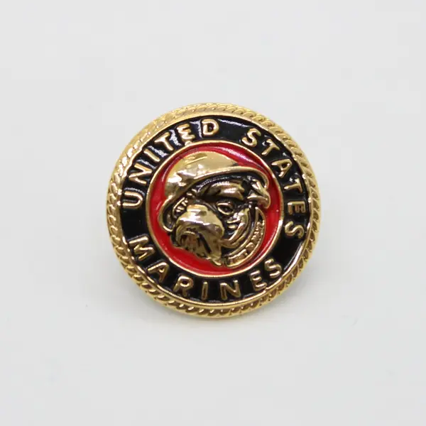 Lot of 4 Unbranded U.S. Enamel Lapel Pins Coast Guard Marines Navy Airborne