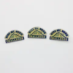 Lot of 3 Nike Mt. Hood Challenge Pins Blue Yellow White